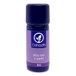 Růže bílá v bio jojobě 10 ml